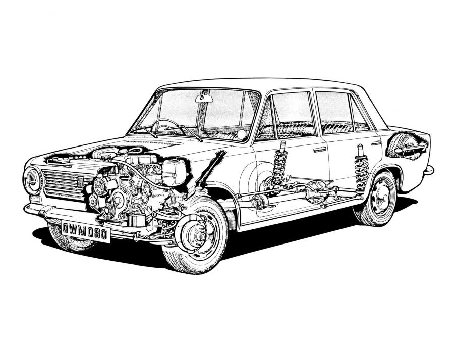  Fiat 124 1966 года  (UK) (фото 2 из 3)